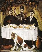 Niko Pirosmanashvili Feast in the Grape Pergola or Feast of Three Noblemen Germany oil painting artist
